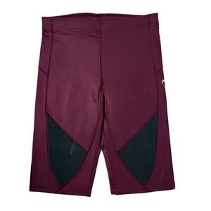 CW-X Compression Shorts Women's Medium Joint Support Cycling Running Red Maroon